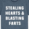 Boys' - Instant Message - Stealing Hearts And Blasting Farts Short Sleeve Graphic T-Shirt - 2 of 4