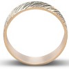 Pompeii3 Black & Yellow Gold Cheetah 6mm Ring Mens Wedding Band 10k - 3 of 4