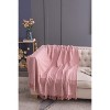 CAVINAS 50x60" Decorative Throw Blanket,Cotton Bed Blanket with Tassels for Bedroom,2 Pack - 4 of 4