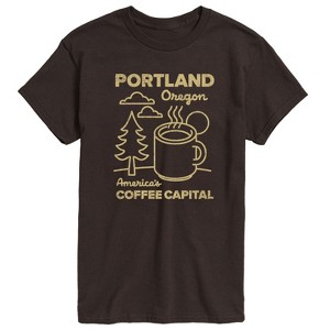 Men's - Instant Message - Portland Coffee Short Sleeve Graphic T-Shirt - 1 of 4