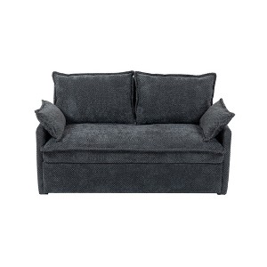 VASIP 59.5" Pull-Out Sleeper Sofa Bed - Convertible Corduroy Couch with USB-C Charging, Tool-Free Assembly for Small Home Living - 1 of 4