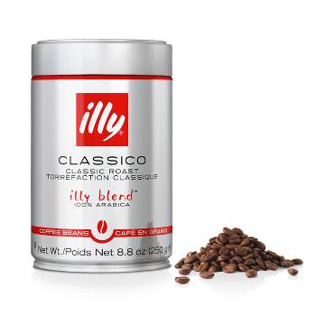 Illy Classico Medium Roast Whole Bean Coffee - 8.8oz