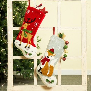 FIONECA Reindeer and Fox Stocking - 1 of 1