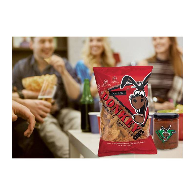 Donkey Chips Salted Tortilla Chips - 14oz, 2 of 5