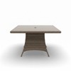 Universal 48 in Square Dining Table Only with Tempered Glass Outdoor Furniture, 48 in L x 48 in W x 30 in H - 2 of 4