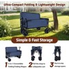 BEAFUP 3-in-1 Heavy-Duty Folding Wagon Cart with All-Terrain Wheels & 180L Storage for Beach Camping Families & Outdoor Enthusiasts - 4 of 4