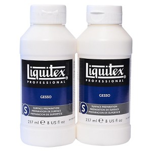 Liquitex Acrylic Gesso, 8 oz - 2pk, White
