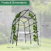 Garden Arch Trellis, 7.5FT Extra Tall Stainless Steel Garden Trellis for Climbing Plants, Vegetables, Flowers, Wedding Party Decoration - 3 of 4