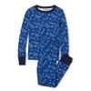 Lands' End Kids Pattern Snug Fit Pajama Set - 2 of 2