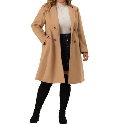 Plus size pea outlet coats cheap