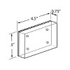 Azar Displays Acrylic Block Frame with Metal Back Plate, 2-Pack - 4 of 4