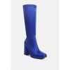 PRESTO Pink Stretchable Satin Long Boot - 3 of 4