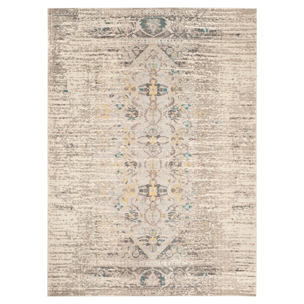 10'x14' Solid Loomed Area Rug Gray - Safavieh