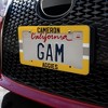 Cameron University Stripe License Plate Tag Frame - 3 of 4