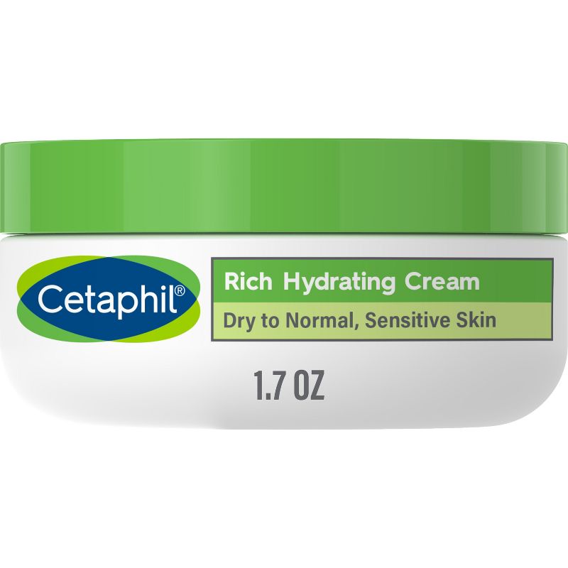 Cetaphil Rich Hydrating Face Cream with Hyaluronic Acid - 1.7oz, 1 of 8