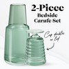 American Atelier Bedside 32 oz Water Carafe with Footed Glass/Lid - 2 of 4