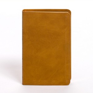 KJV Personal Size Bible, Camel Suedesoft Leathertouch - by  Holman Bible Publishers (Leather Bound) - 1 of 1