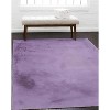 HomeStock Maven Faux Rabbit Lavender 5x7, Hand Tufted, Transitional - 2 of 4