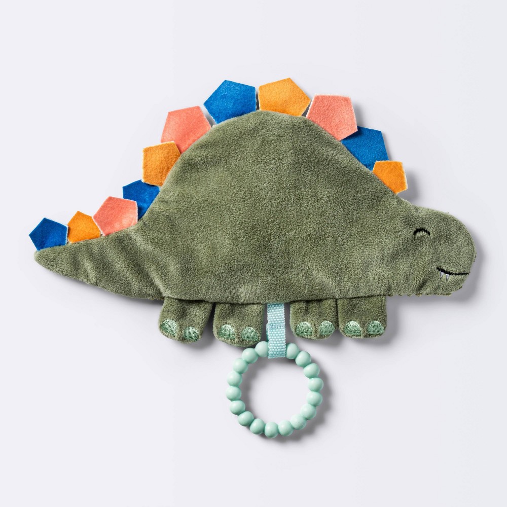 Photos - Educational Toy Green Dinosaur Crinkle Paper - Cloud Island™: Baby Learning Toy, Multiple Textures, Animals Focus