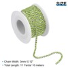 Unique Bargains Bags Clothing Decoration Crystal Rhinestone Sew on Close Claw Chain Trim - 2 of 4