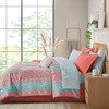 Sapphtopaz Boho Medallion Print Comforter Set, 4 Piece Twin Sheet Set, Quilts Twin Size with Comfy Breathable Bed Sheets for Women, Men, Kids & Teens - 4 of 4