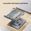 Scarlet Scope Stable 360¡ Rotating Carbon Steel Laptop Stand Black Full Size - 2 of 4