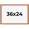PosterPalooza | Classic Brown Picture Frame - UV Acrylic, Backing Board, Hanging Hardware Included - 2 of 4