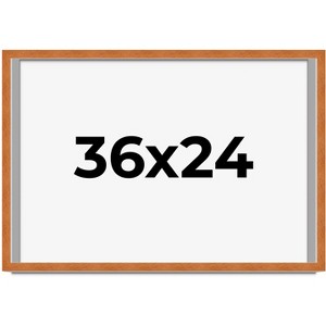 PosterPalooza | Modernist Brown Picture Frame - UV Acrylic, Backing Board, Hanging Hardware Included - 1 of 4