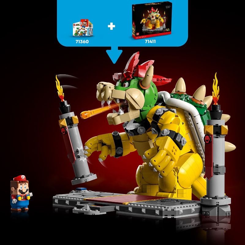 LEGO Super Mario The Mighty Bowser Collectible Figure 71411, 6 of 13