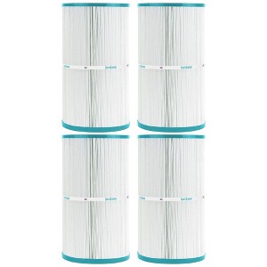Hurricane Filters Replacement Spa Filter Cartridge for PJW-50, Unicel C-5300, Filbur FC-1320, Hot Tub Front Load, and Whirlpool 50, White, 4 Pack - 1 of 4