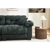 90.1'' Chenille Pleated 3-Seater Sofa with Dense Foam Cushion and Spring Support - 4 of 4