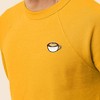Dalix Cappuccino Embroidered Fleece Crewneck Long Sleeve Sweatshirt Mens - 4 of 4
