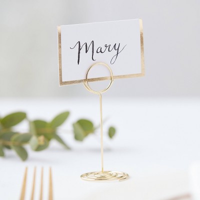 wedding table card holders