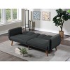 NicBex 81 Inch Loveseat Sofa Modern Upholstered Polyester Fabric Convertible Sofa Bed with Wood Legs for Living Room,Apartment - 4 of 4