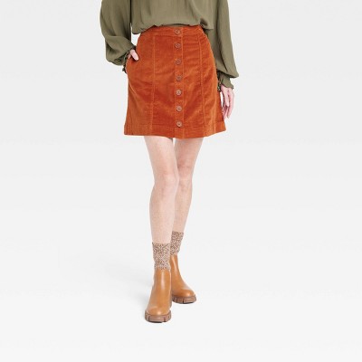 Women's Corduroy Mini Skirt - Knox Rose™