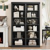 74.5" Tall 6-Tier Bookshelf - Extra Wide Design w/ 12 Cubbies for Living Room & Office - 2 of 4