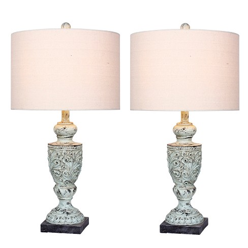 Decorative Resin Table Lamps Antique Blue Fangio Lighting Target