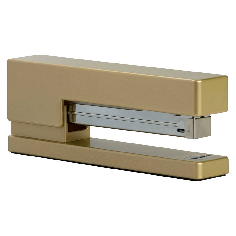 Photos - Stapler JAM Paper Modern Desk  - Gold