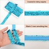 Alilang Elastic Sequin Trim, 1.2 Inch 3 Row Flat Glitter Paillette Sequin Ribbon, Metallic Stretch Sequin Strip Sewing DIY Craft, 5 Yards - 3 of 4