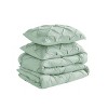 Swift Home | Diamond Smocking Pintuck 3-Piece Comforter Set - 4 of 4