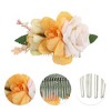 Unique Bargains Women's Reusable Simulated Flowers Hair Clip Comb 1 Pc - image 3 of 4