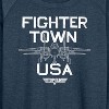Women's - Top Gun - Property of Fighter Town Lightweight French Terry Slouchy - 2 of 4