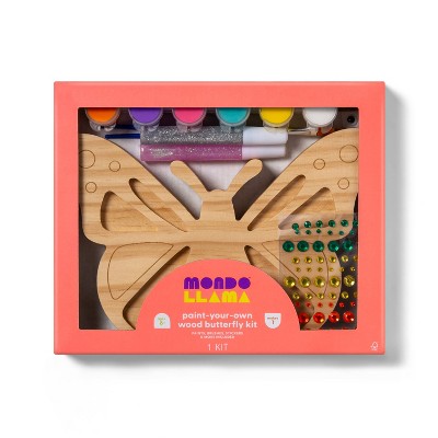 Paint-Your-Own Wood Butterfly Kit - Mondo Llama™