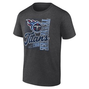 NFL Tennessee Titans Men's Gray Short Sleeve T-Shirt - 1 of 3
