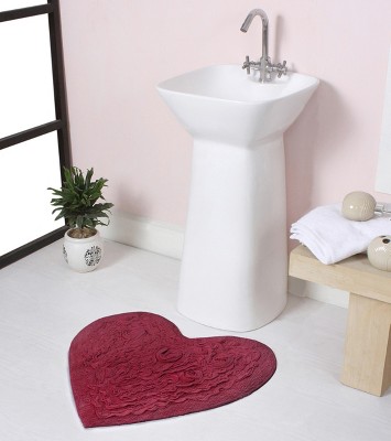 Bell Flower Collection Cotton Floral Pattern Tufted Bath Rug - Home Weavers