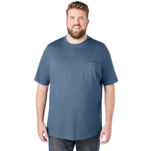 Boulder Creek by KingSize  Heavyweight Crewneck Pocket T-Shirt - 1 of 4