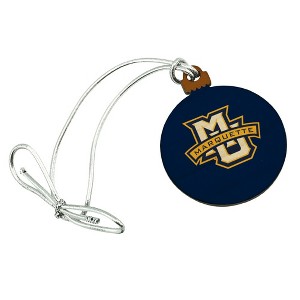 Marquette University Primary Logo Mini Small Tiny Wood Christmas Tree Holiday Ornament - 1 of 4