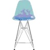 LeisureMod Cresco Mid Century Modern Acrylic Counter Height Barstool with Chrome Base – Ideal for Kitchens and Dining Rooms - 4 of 4