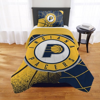 Sweet Home Collection NBA Indiana Pacers Comforter & Pillow Sham Set