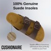CUSHIONAIRE Men's Lane Cork Footbed Sandal with +Comfort,  Arch Support, Adjustable Straps, Casual Summer Footwear - 3 of 4